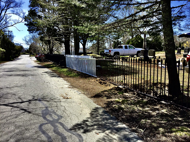 Historic burial ground protected from the dangers of lead Cushing Cemetery Mattapoisett MA